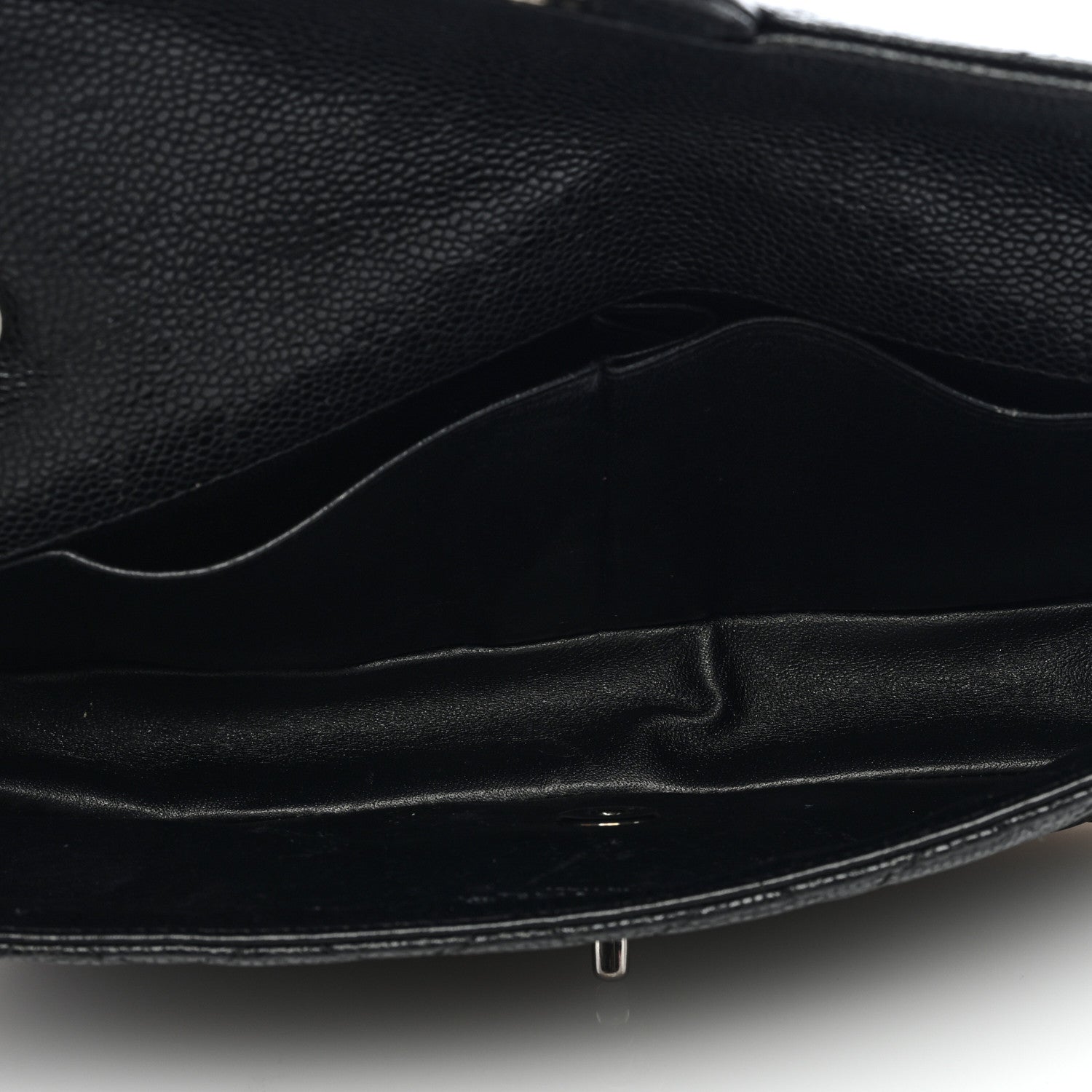 Chanel Caviar Quilted East West Flap Black 5 of 10