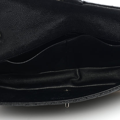 Chanel Caviar Quilted East West Flap Black 5 of 10