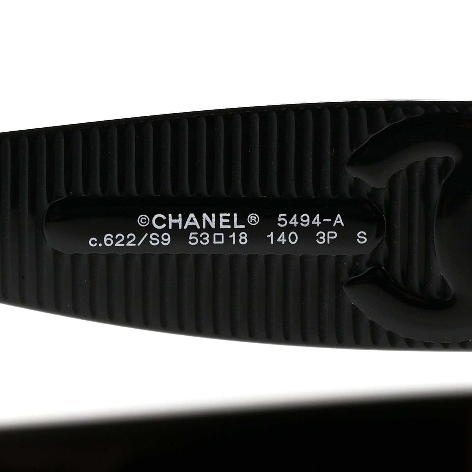 Chanel Square Polarized CC Sunglasses 5494-A Black 5 of 8