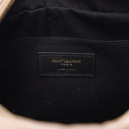 Saint Laurent Calfskin Matelasse Monogram Lou Camera Bag Dusty Grey 5 of 8