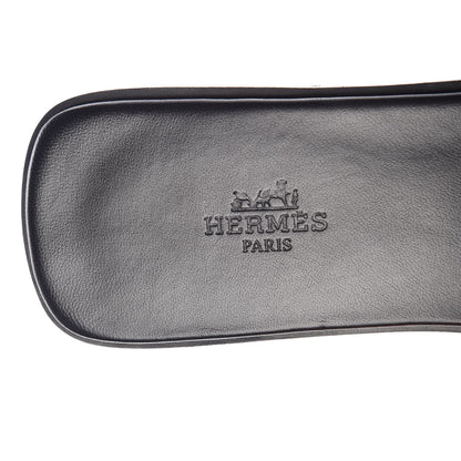 Hermes Epsom View Sandals 41 Argent 7 of 8