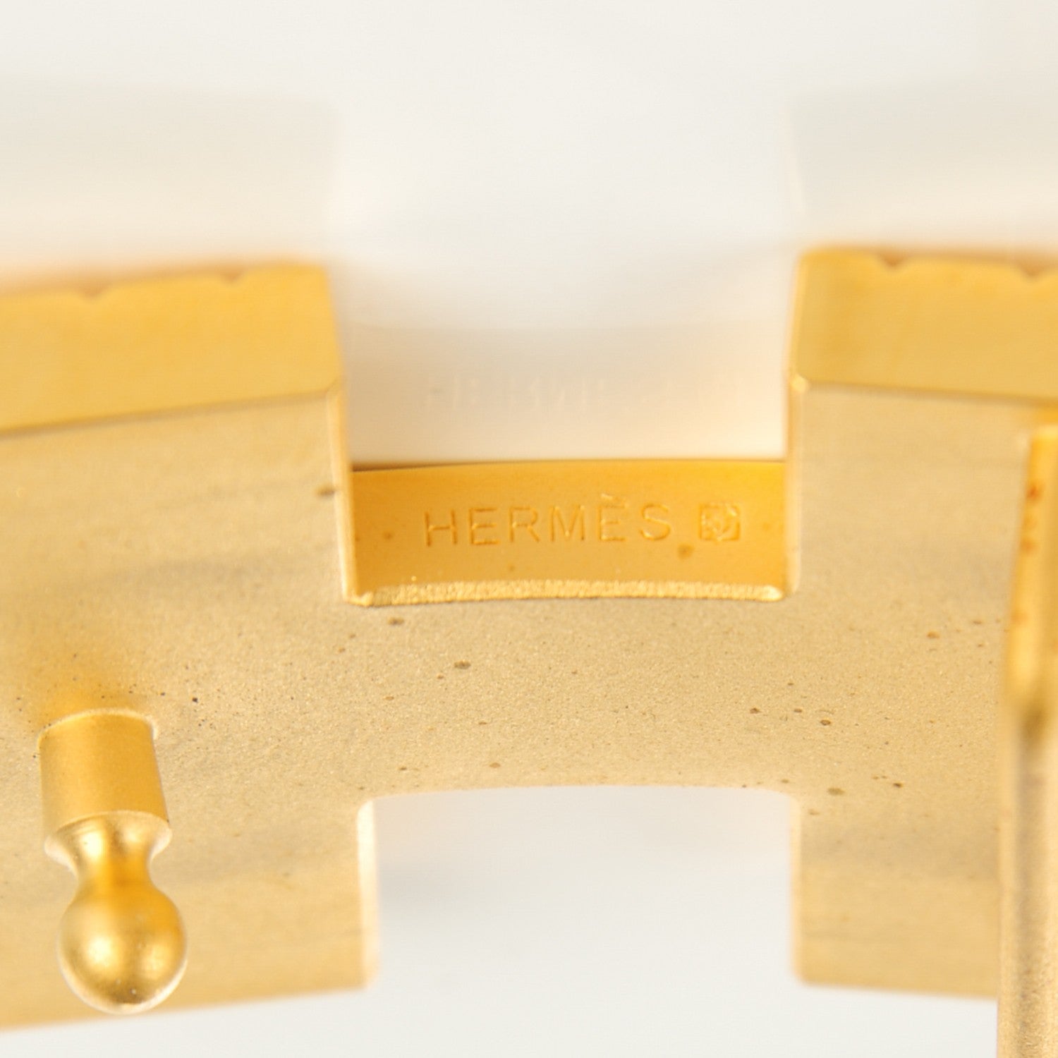 Hermes Box Cadena H 32mm Belt Black Parchemin 5 of 7