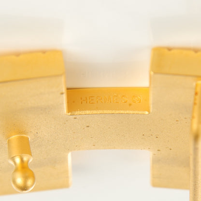 Hermes Box Cadena H 32mm Belt Black Parchemin 5 of 7