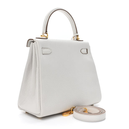 Hermes Togo Kelly Retourne 25 Gris Pale 3 of 11