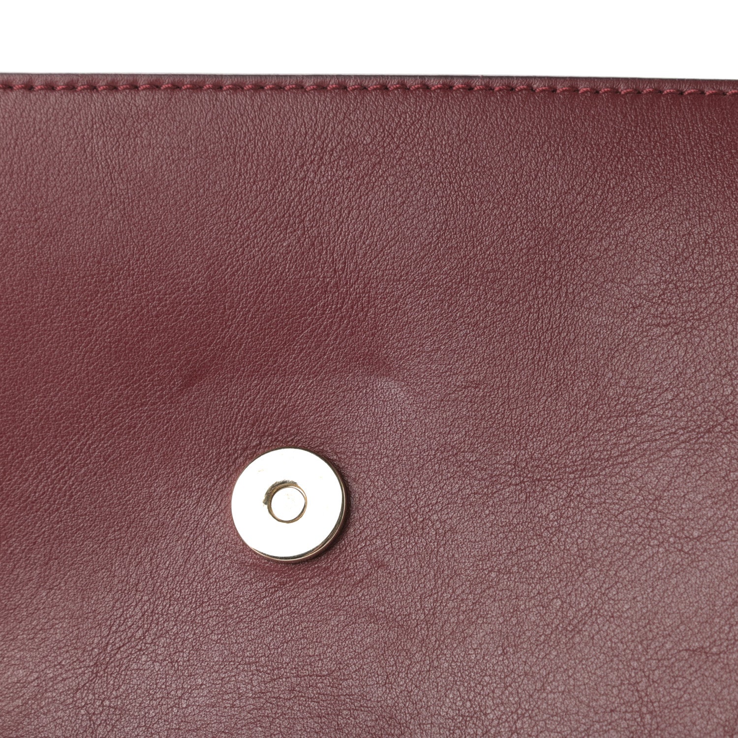 Chloe Calfskin Suede Medium Faye Shoulder Bag Plum Purple 11 of 13