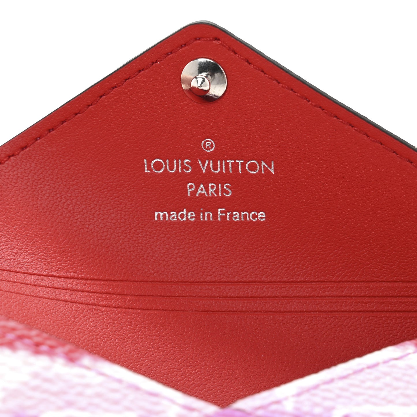 Monogram Escale Small Kirigami Pochette Insert Red