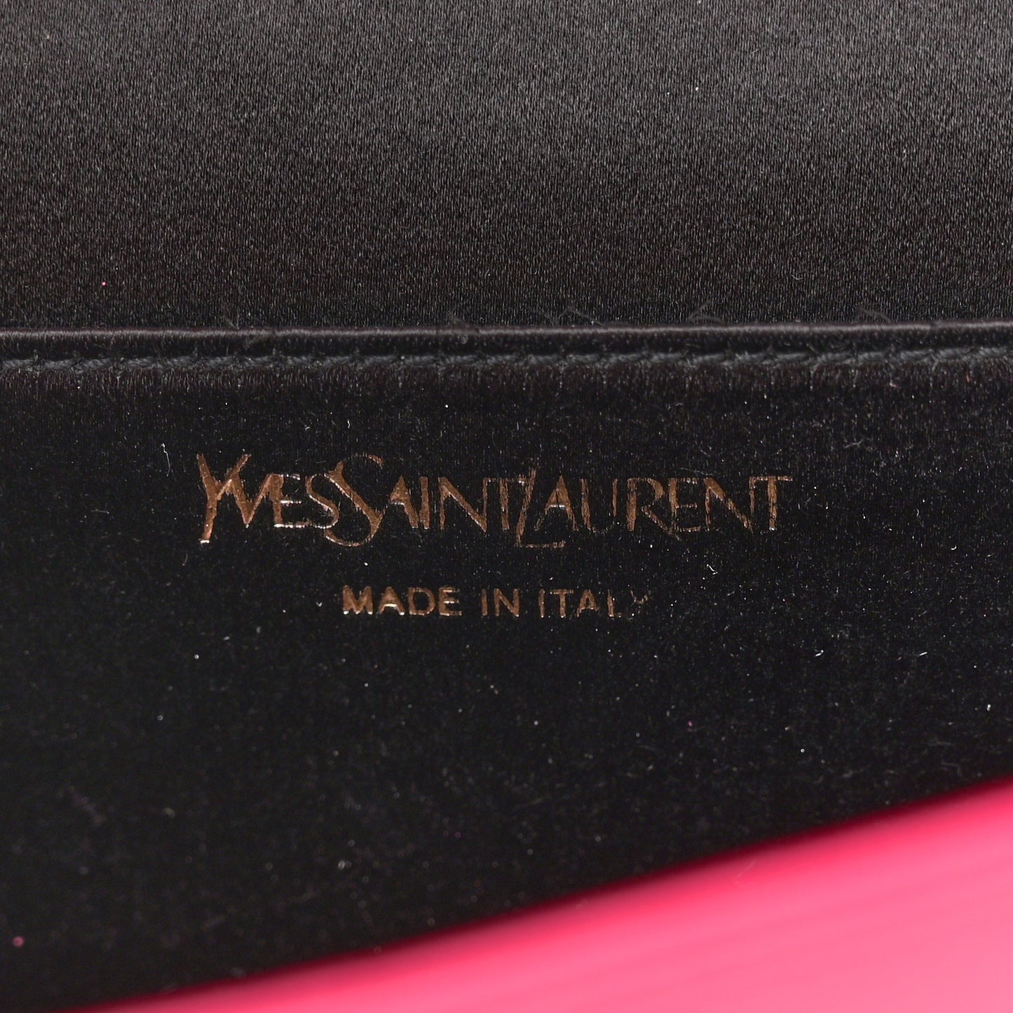 Calfskin Monogram Large Belle De Jour Clutch Lipstick Fuchsia