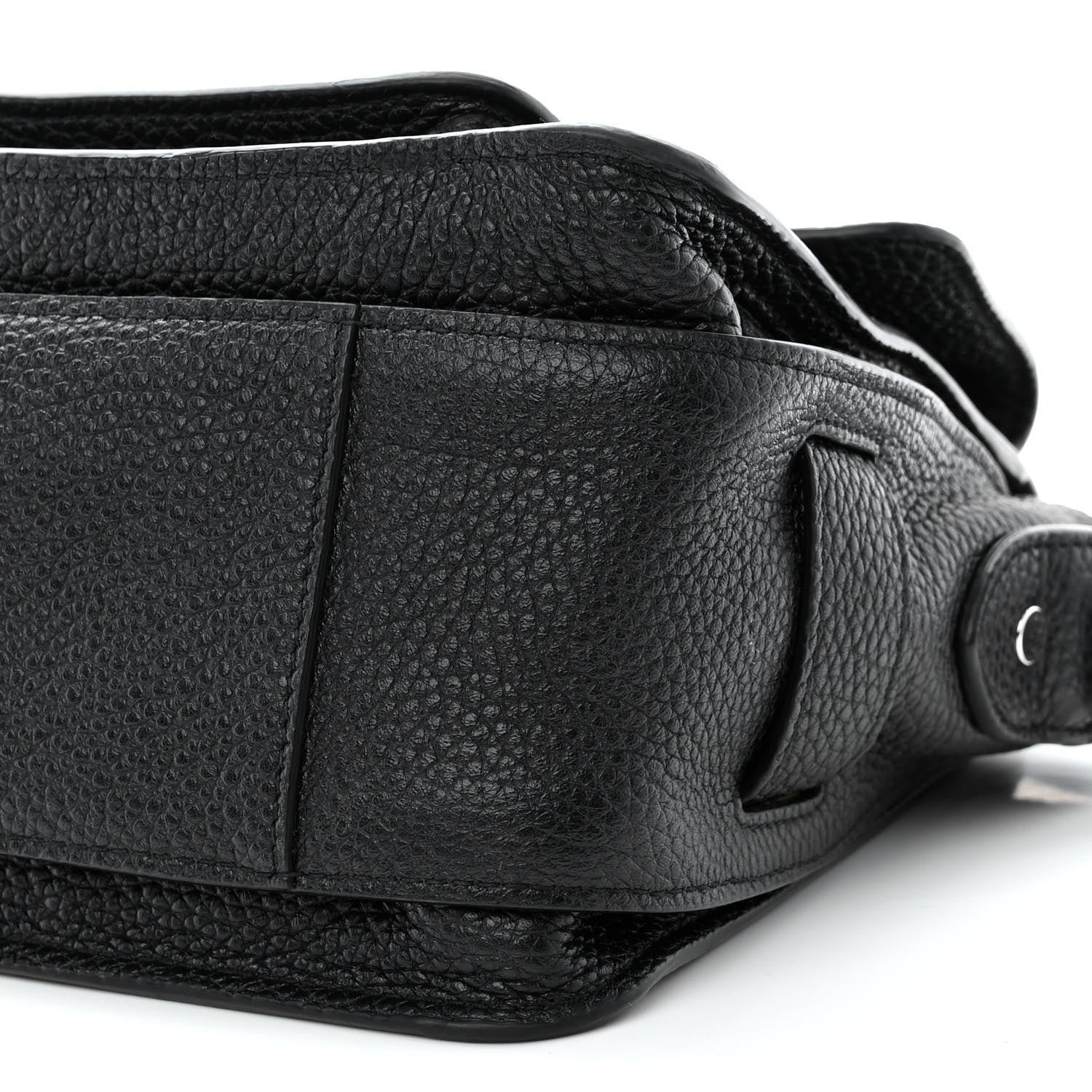 Proenza Schouler Calfskin Beacon Saddle Bag Black 10 of 13