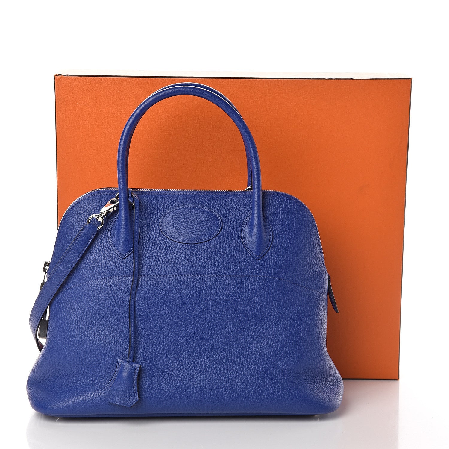 Hermes Taurillon Clemence Bolide 31 Bleu Electrique 9 of 9