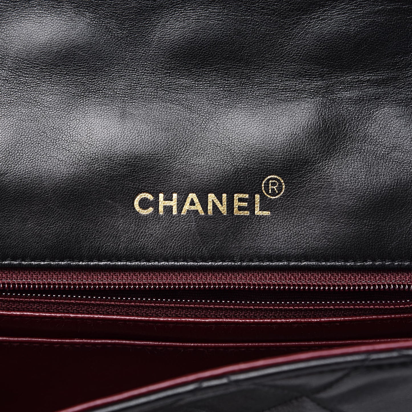 Lambskin Quilted Medium Single Flap Black
