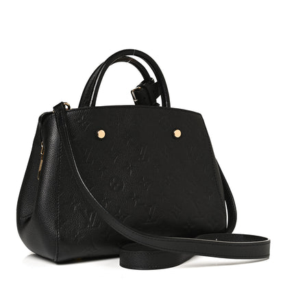 Louis Vuitton Empreinte Montaigne BB Black 3 of 13