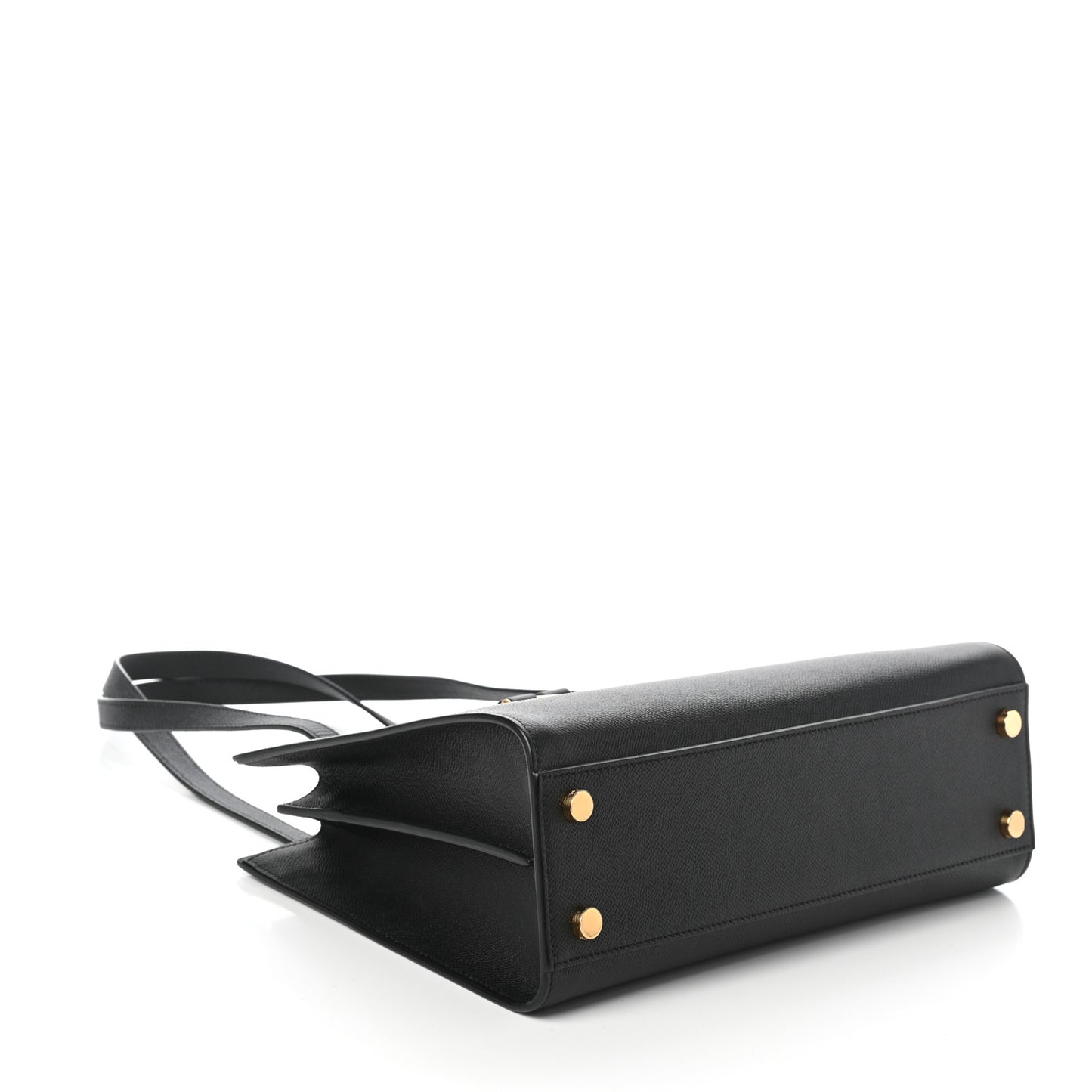 Calfskin Medium Tara Shoulder Bag Black