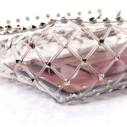 Valentino Garavani PVC Medium Rockstud Spike Shoulder Bag 6 of 10