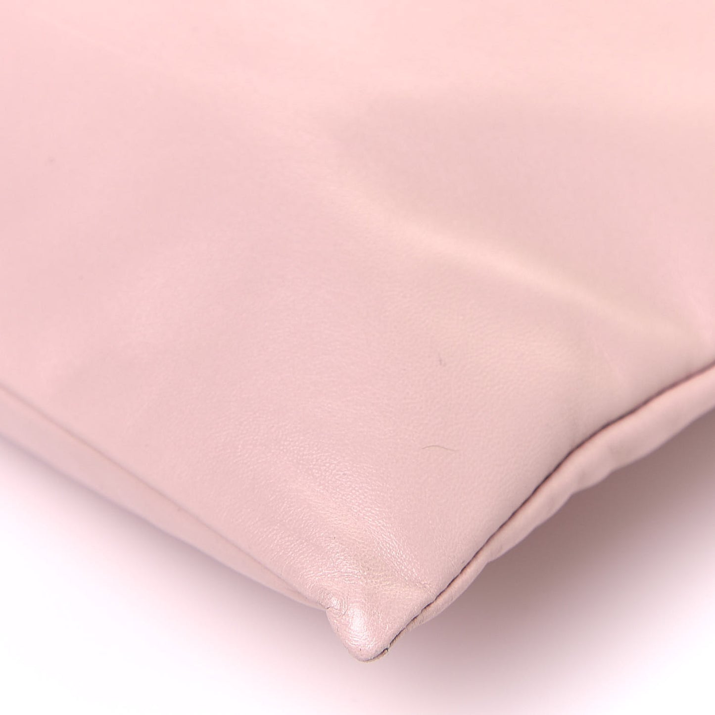 Soft Nappa Logo Medium Drawstring Pouch Bag Rosa Quarzo Black