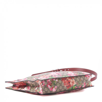Gucci Soft GG Supreme Monogram Blooms Vertical Tote Beige Multicolor Dry Rose 4 of 9