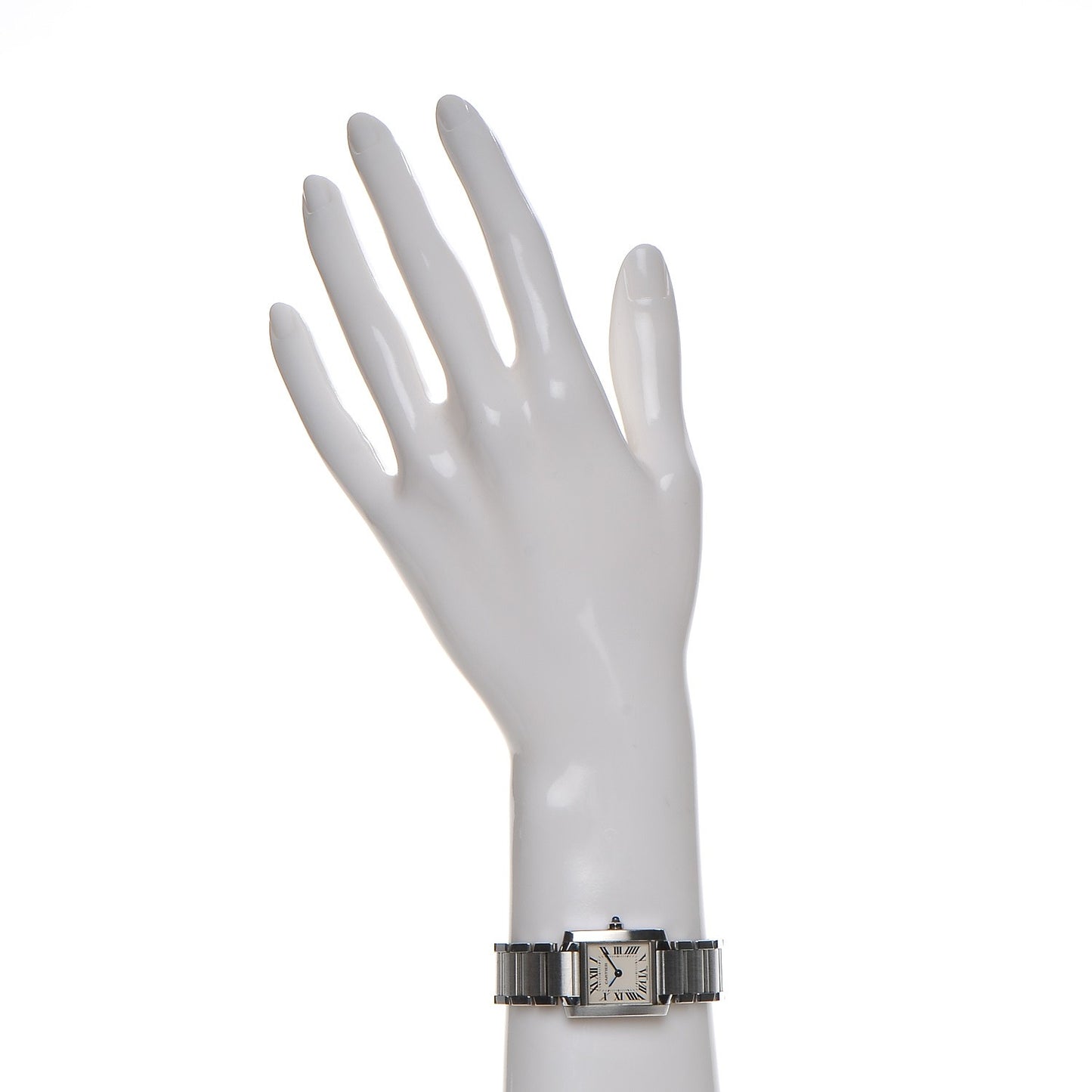 Stainless Steel 20mm Tank Francaise Quartz Watch
