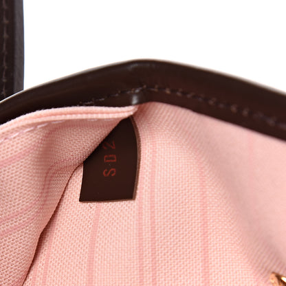 Louis Vuitton Damier Ebene Neo Neverfull MM Rose Ballerine 8 of 11