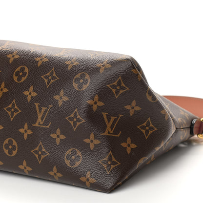 Louis Vuitton Monogram Beaubourg Hobo Mini Bordeaux Red Peach Safran Blue Jean Blue 9 of 12