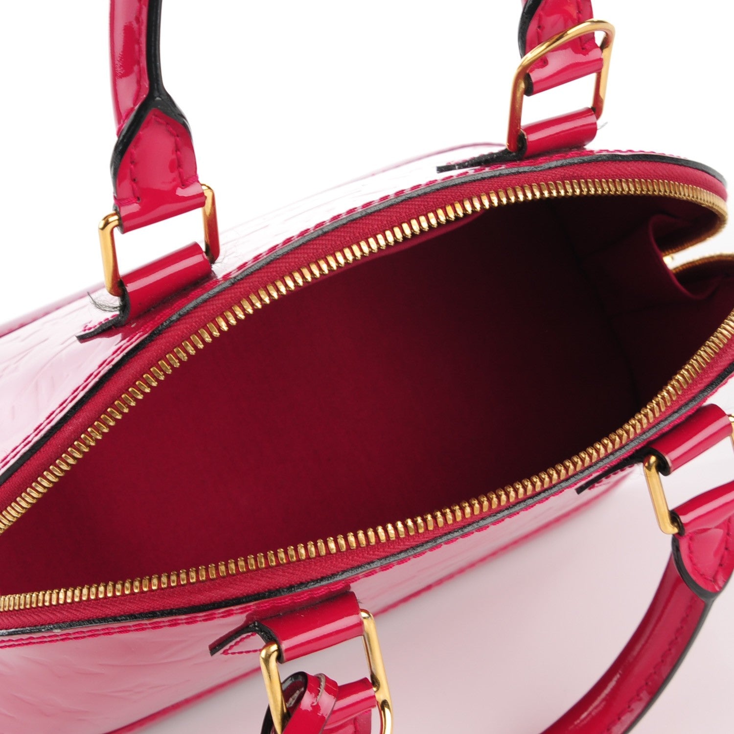 Louis Vuitton Vernis Alma BB Rose Indien 5 of 7