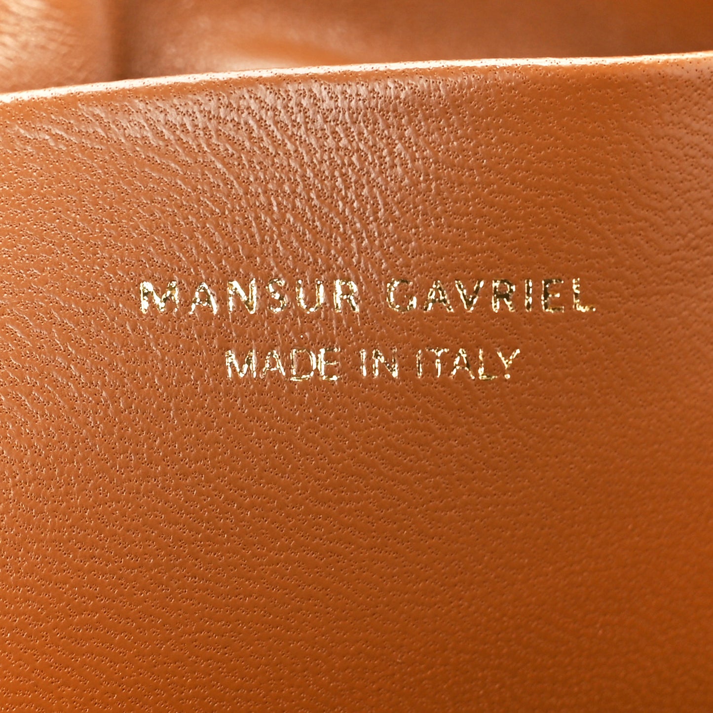 Lambskin Cloud Clutch Caramel