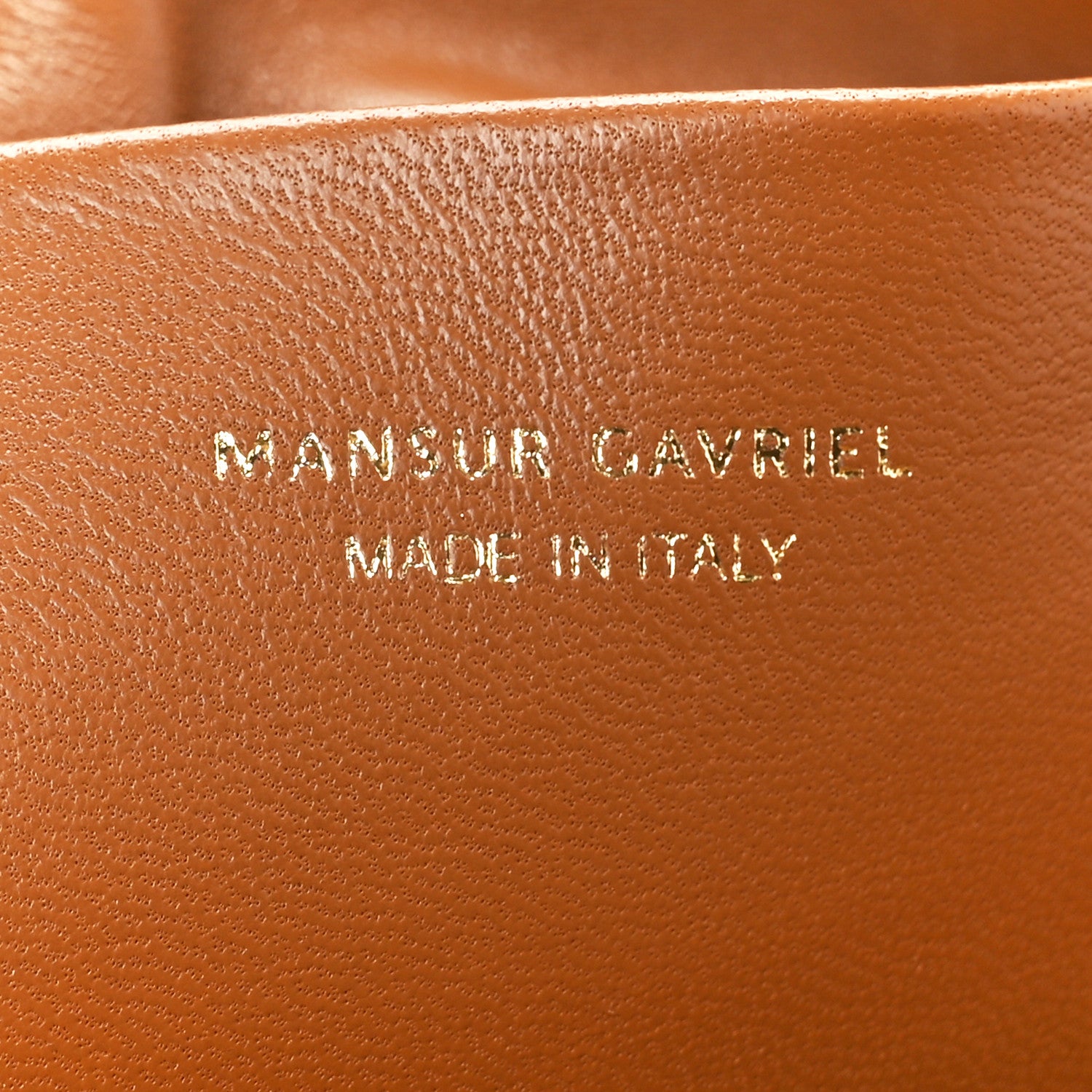 Mansur Gavriel Lambskin Cloud Clutch Caramel 6 of 10