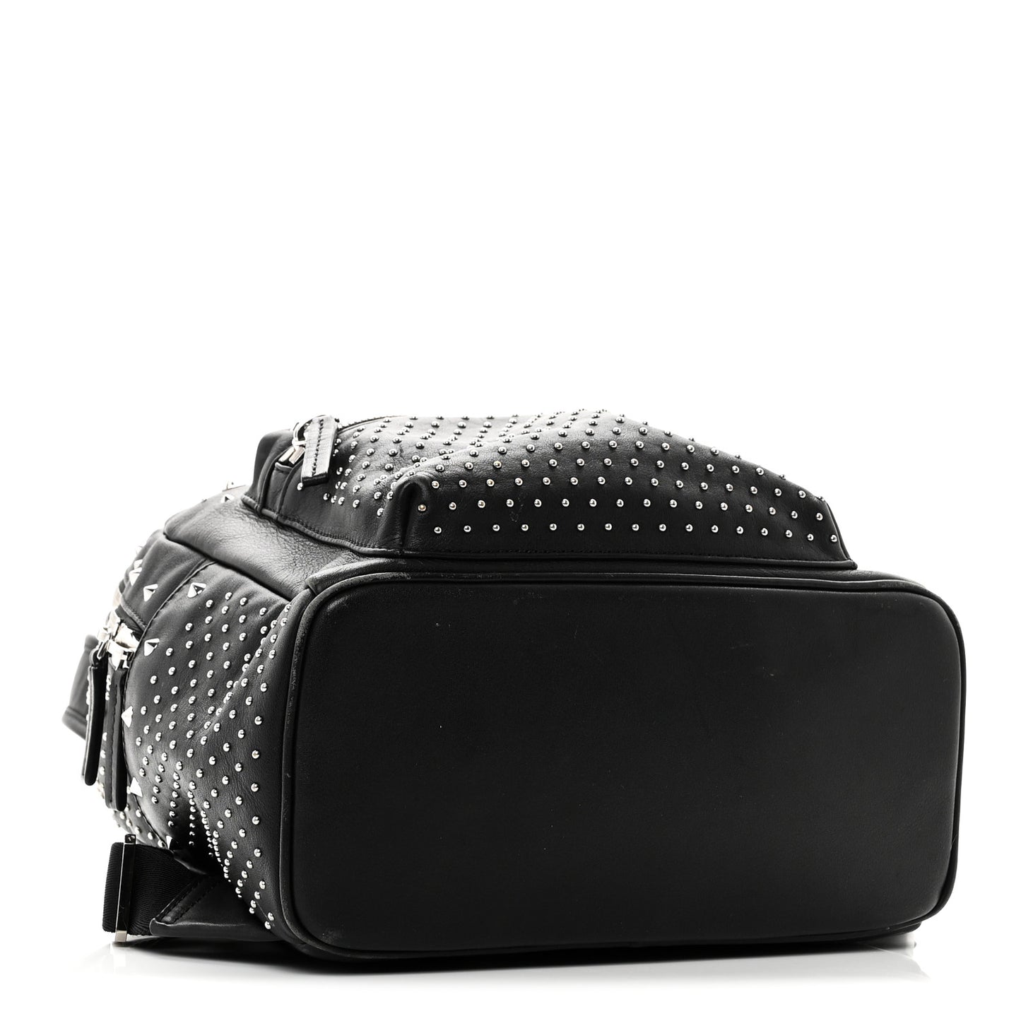 Calfskin Studded Small Stark Backpack Black
