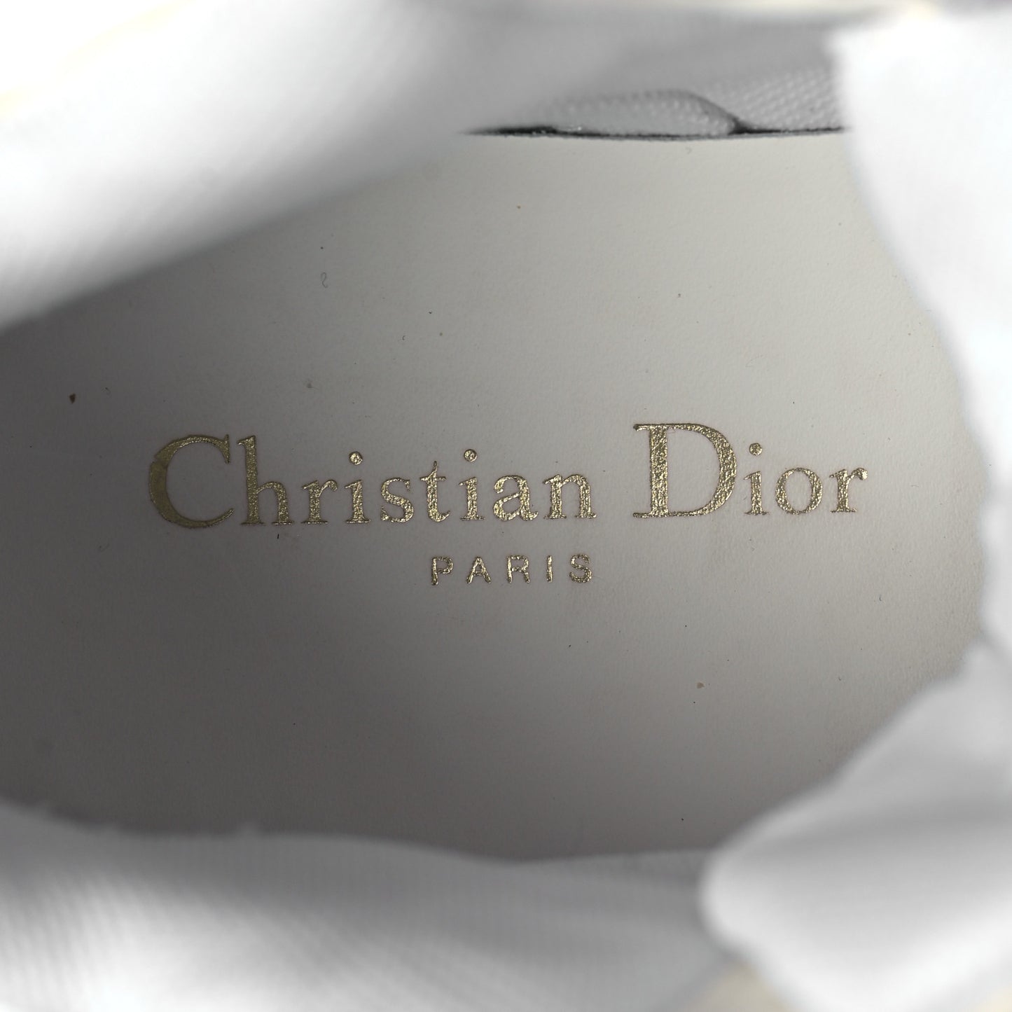 Calfskin Walk'N'Dior Star High Top Sneakers 39 White