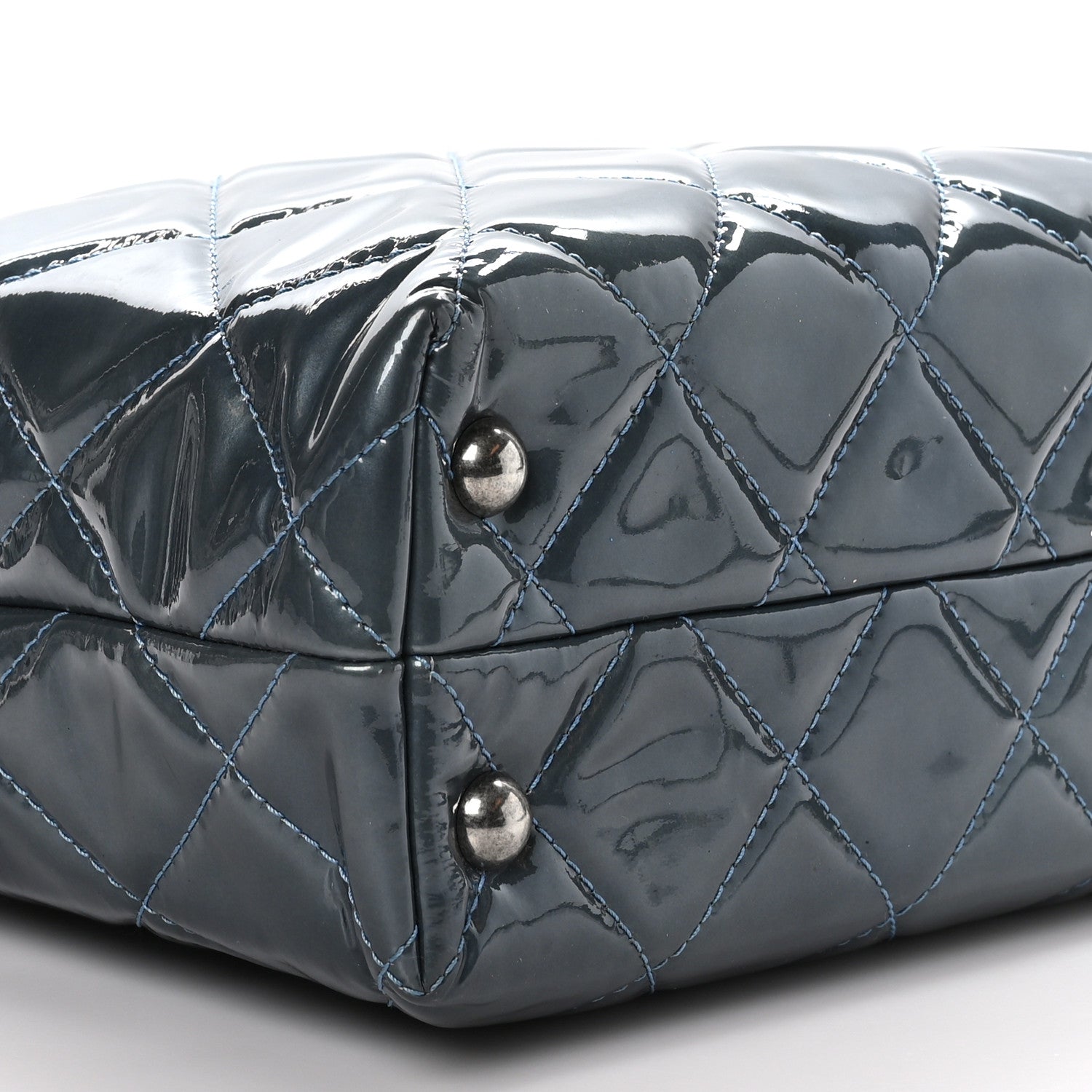 Chanel Metallic Aged Calfskin Quilted Reissue 2.55 Tote Bronze 9 of 11