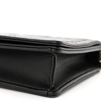 Christian Dior Lambskin Cannage Lady Dior Pouch Black 11 of 12