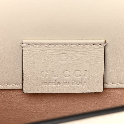 Gucci Calfskin Super Mini Sylvie Chain Shoulder Bag White 6 of 11