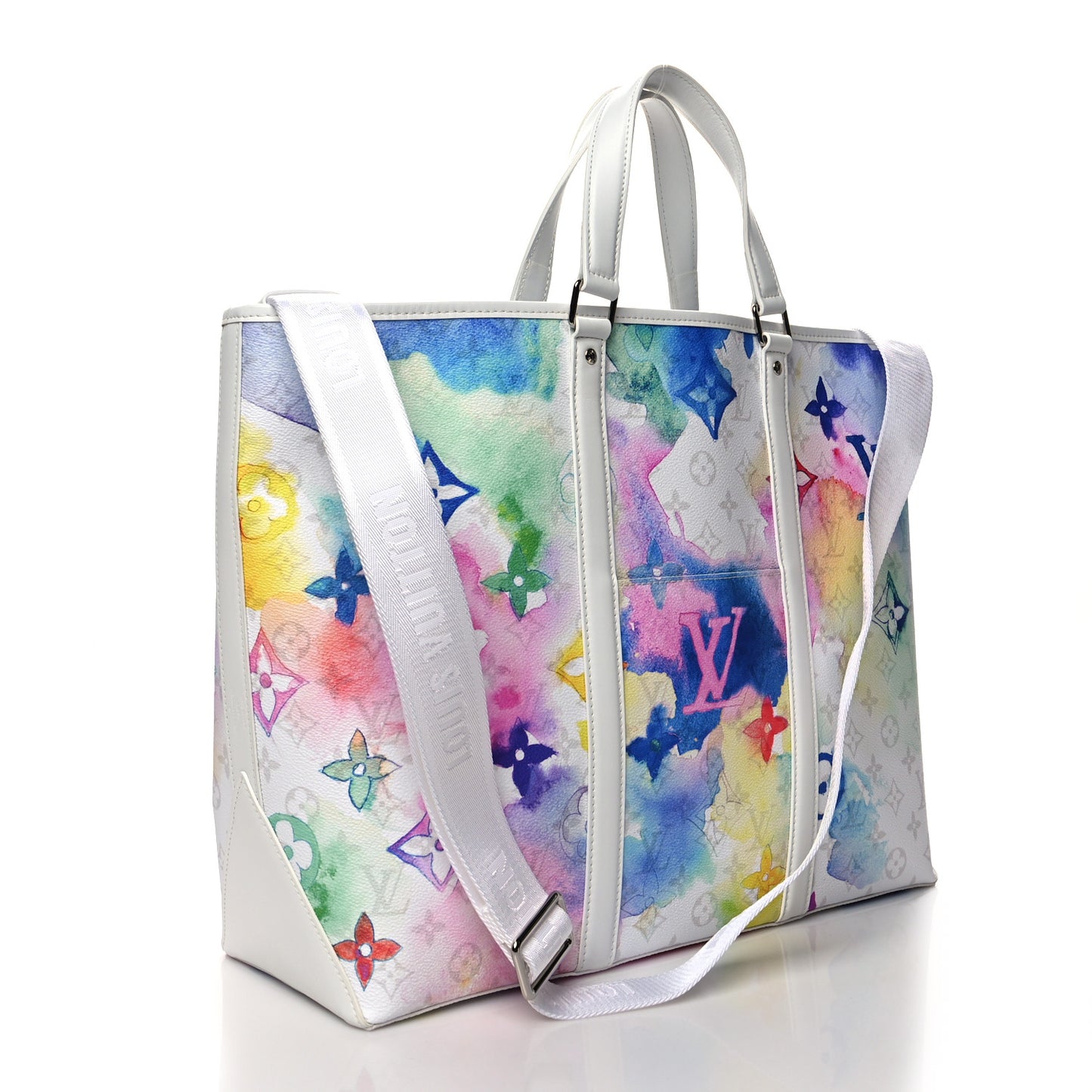 Monogram Watercolor New Tote GM Multicolor