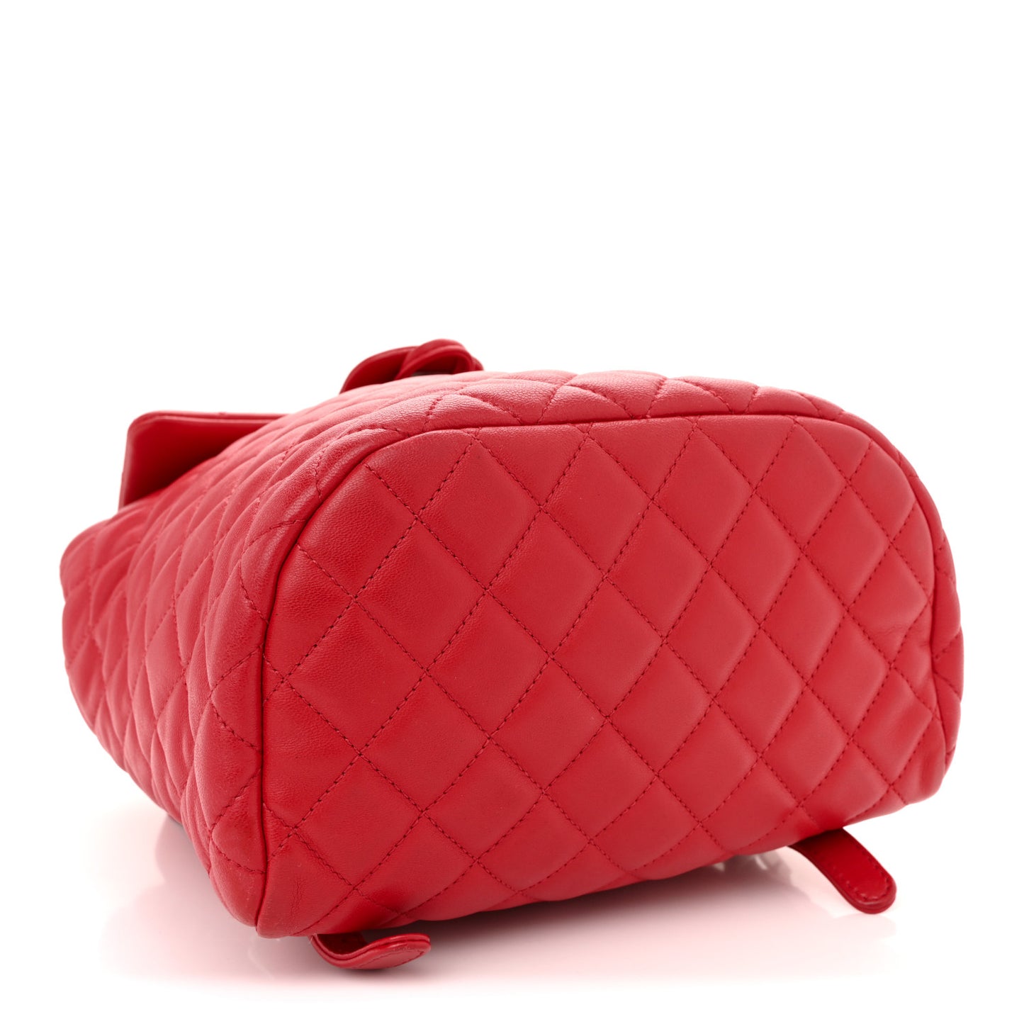Lambskin Quilted Small Urban Spirit Backpack Red