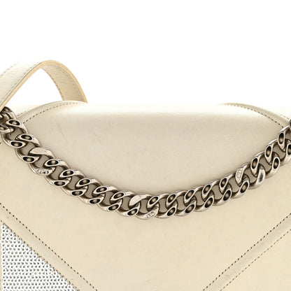 Christian Dior Lambskin Sequin Medium Diorama Flap Bag White 8 of 16
