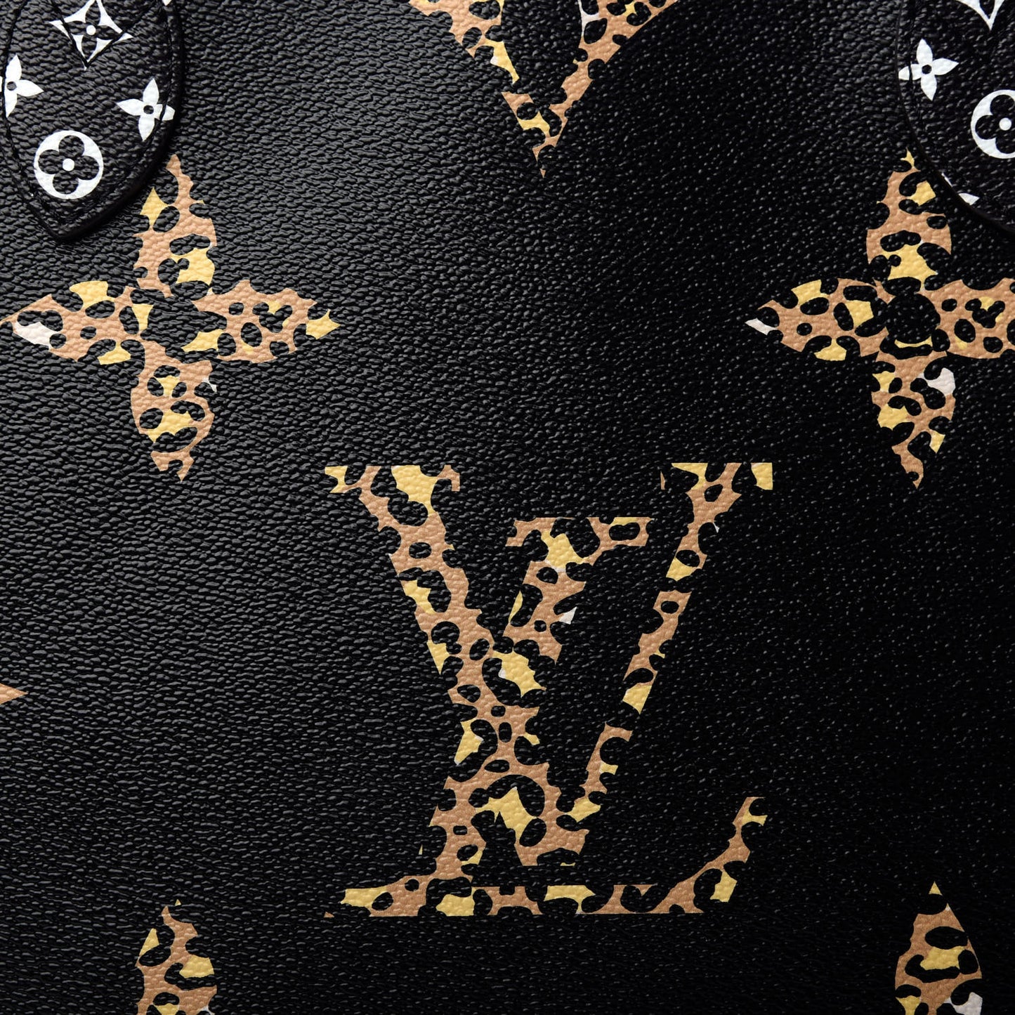 Monogram Giant Jungle Neverfull MM Black