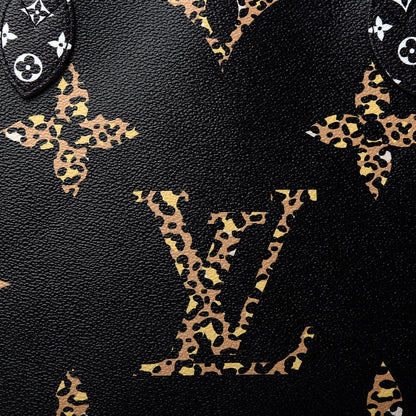 Louis Vuitton Monogram Giant Jungle Neverfull MM Black 9 of 9