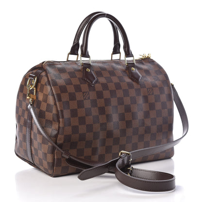 Louis Vuitton Damier Ebene Speedy Bandouliere 30 3 of 15
