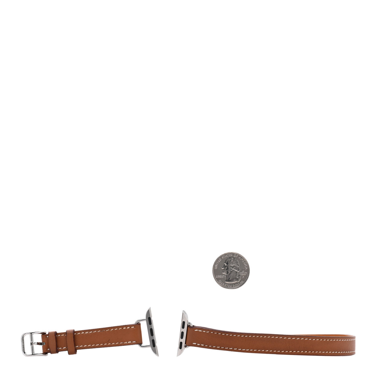 Hermes Swift 41mm Apple Watch Attelage Double Tour Band Gold 2 of 4