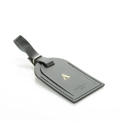Louis Vuitton Calfskin Black Luggage Tag 4 of 5