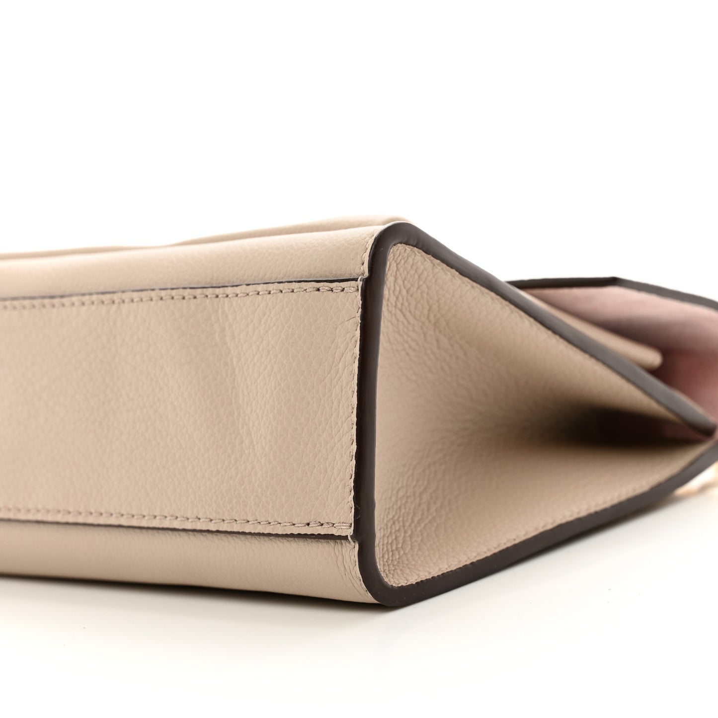 Soft Calfskin Mylockme Chain Bag BB Greige