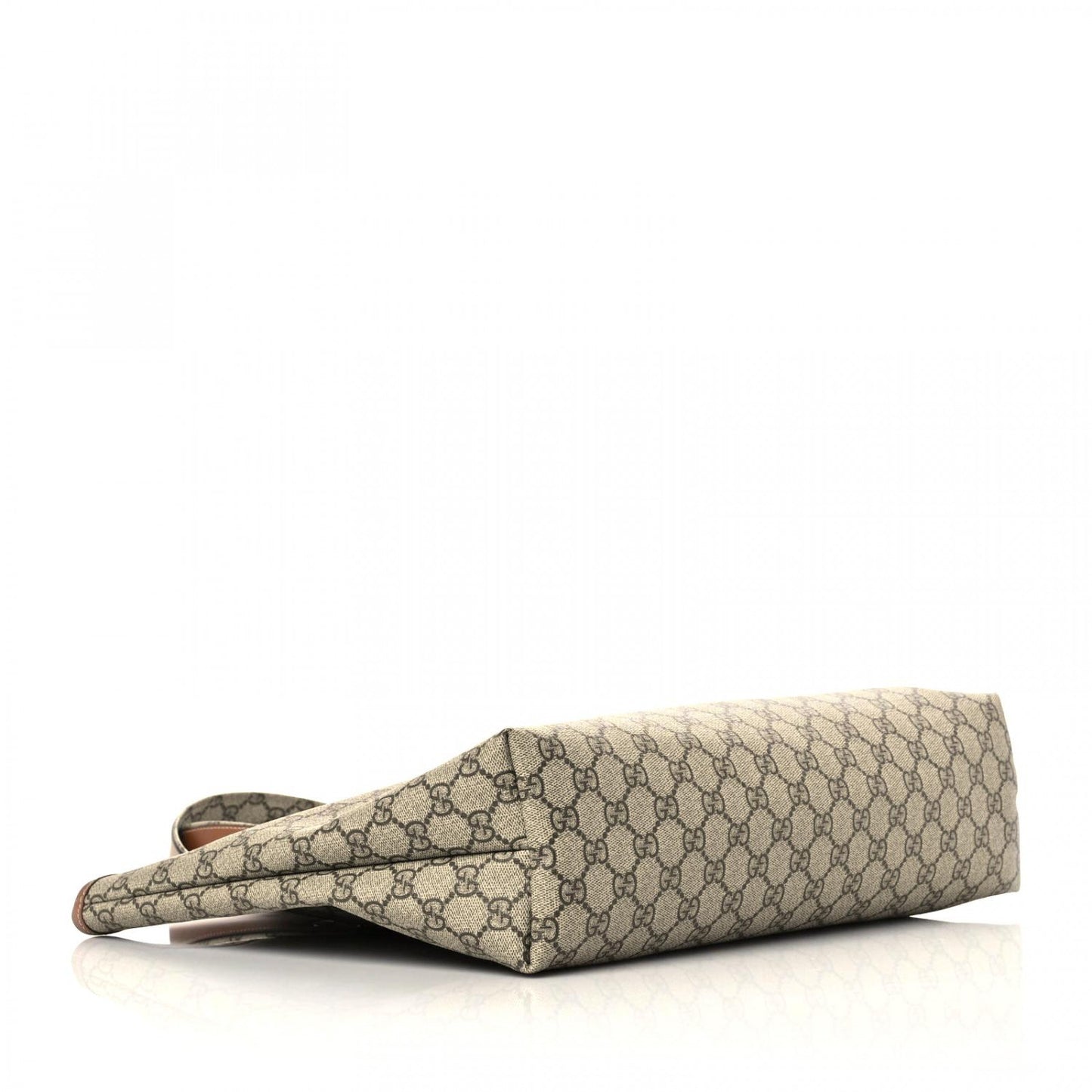 GG Plus Monogram Medium Signature Web Loop Tote Brown