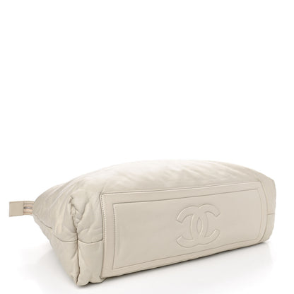 Chanel Lambskin Coco Cocoon Large Reversible Tote White 3 of 4
