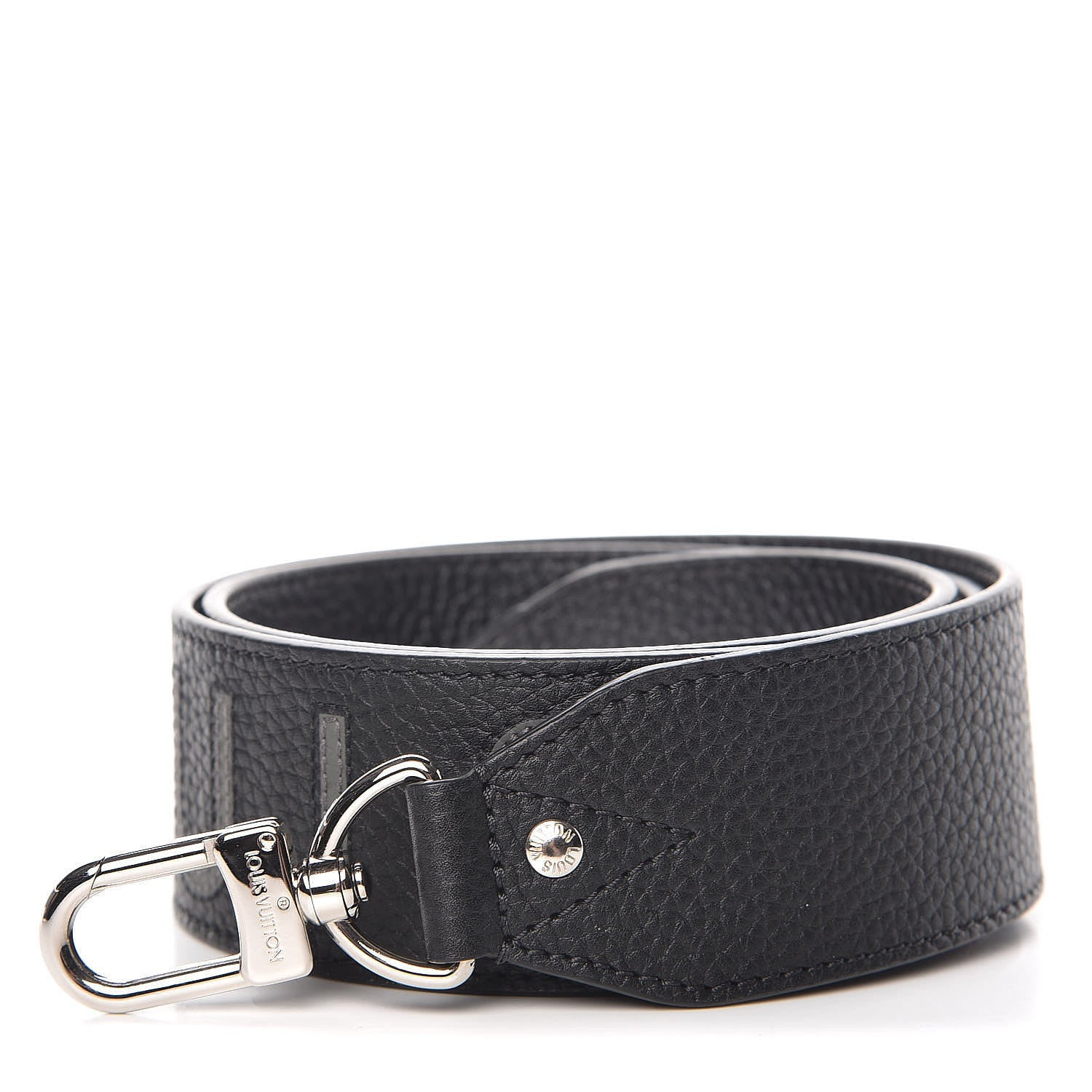 Louis Vuitton Taurillon Bandouliere Shoulder Strap Black 1 of 4