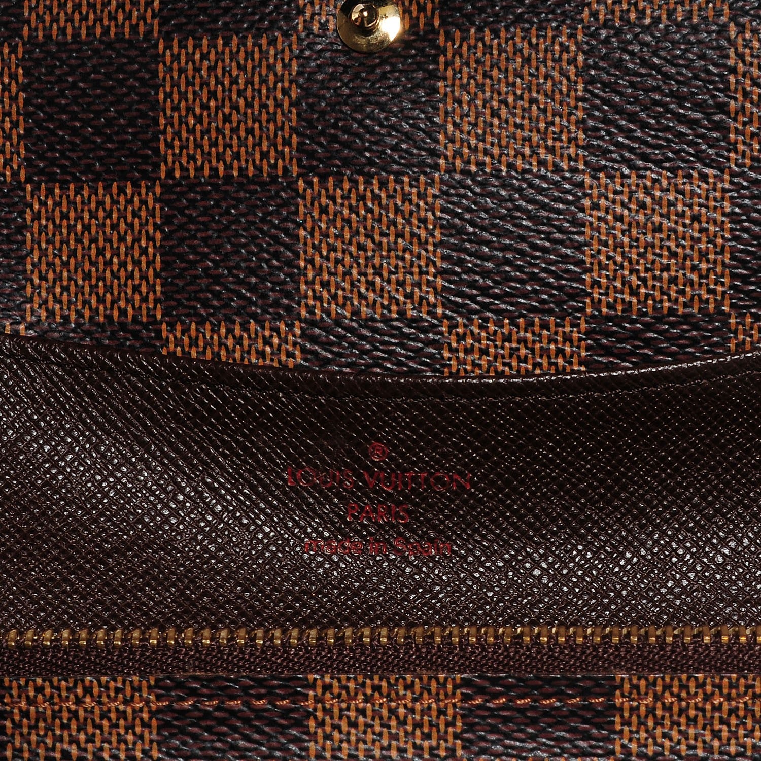 Louis Vuitton Damier Ebene Emilie Wallet 6 of 8