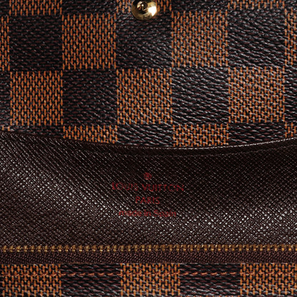 Louis Vuitton Damier Ebene Emilie Wallet 6 of 8