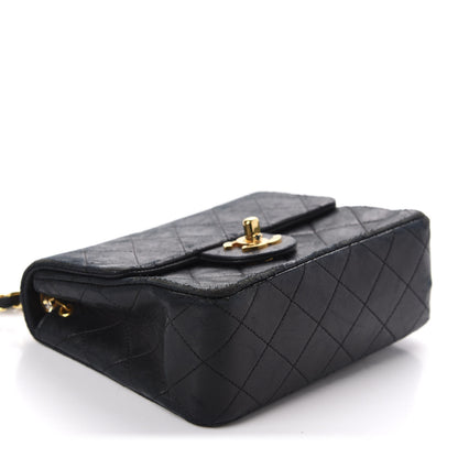 Chanel Lambskin Quilted Mini Square Flap Bag Black 4 of 11