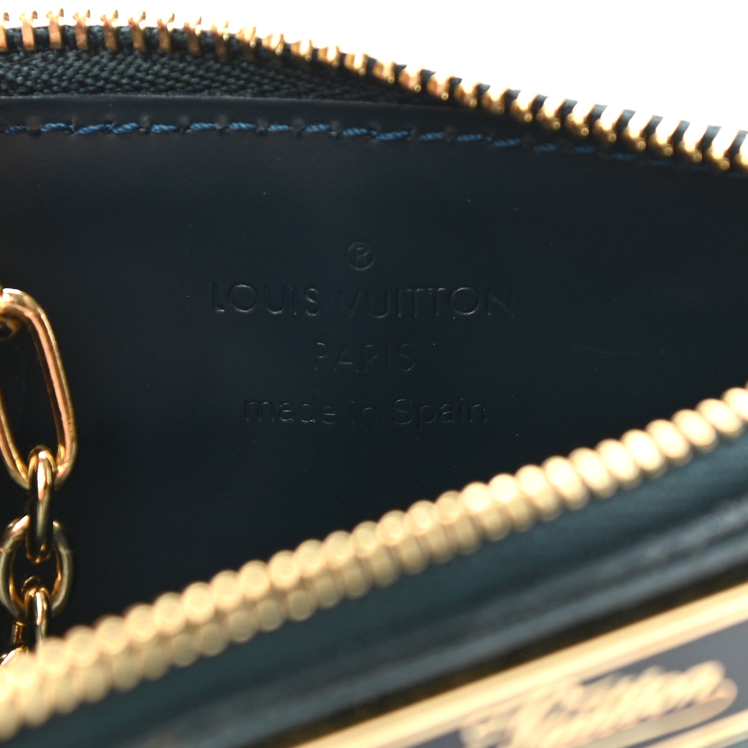 Louis Vuitton Vernis Key Pouch Blue Nuit 6 of 6