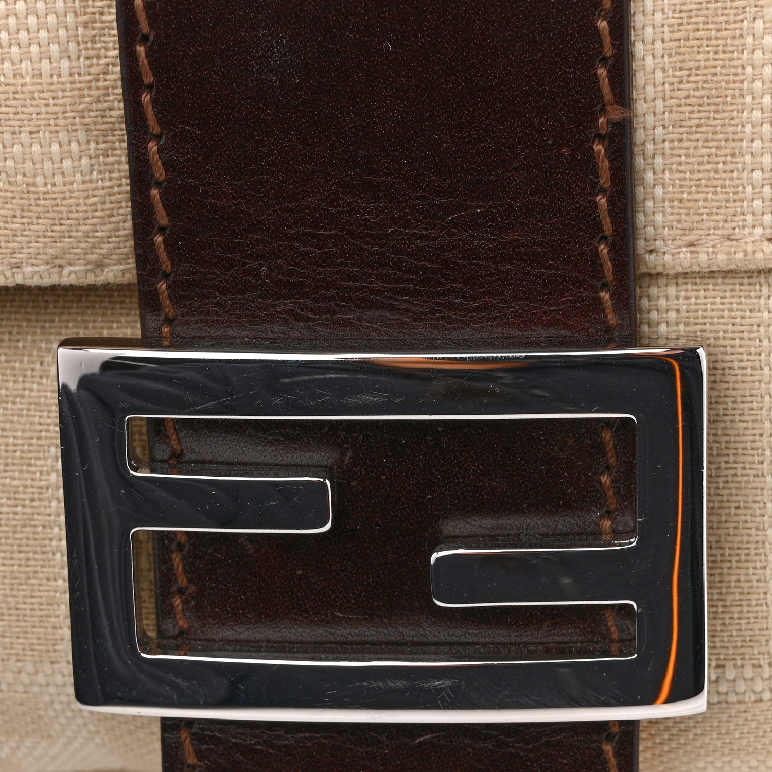 Fendi Zucca Baguette Beige 10 of 12