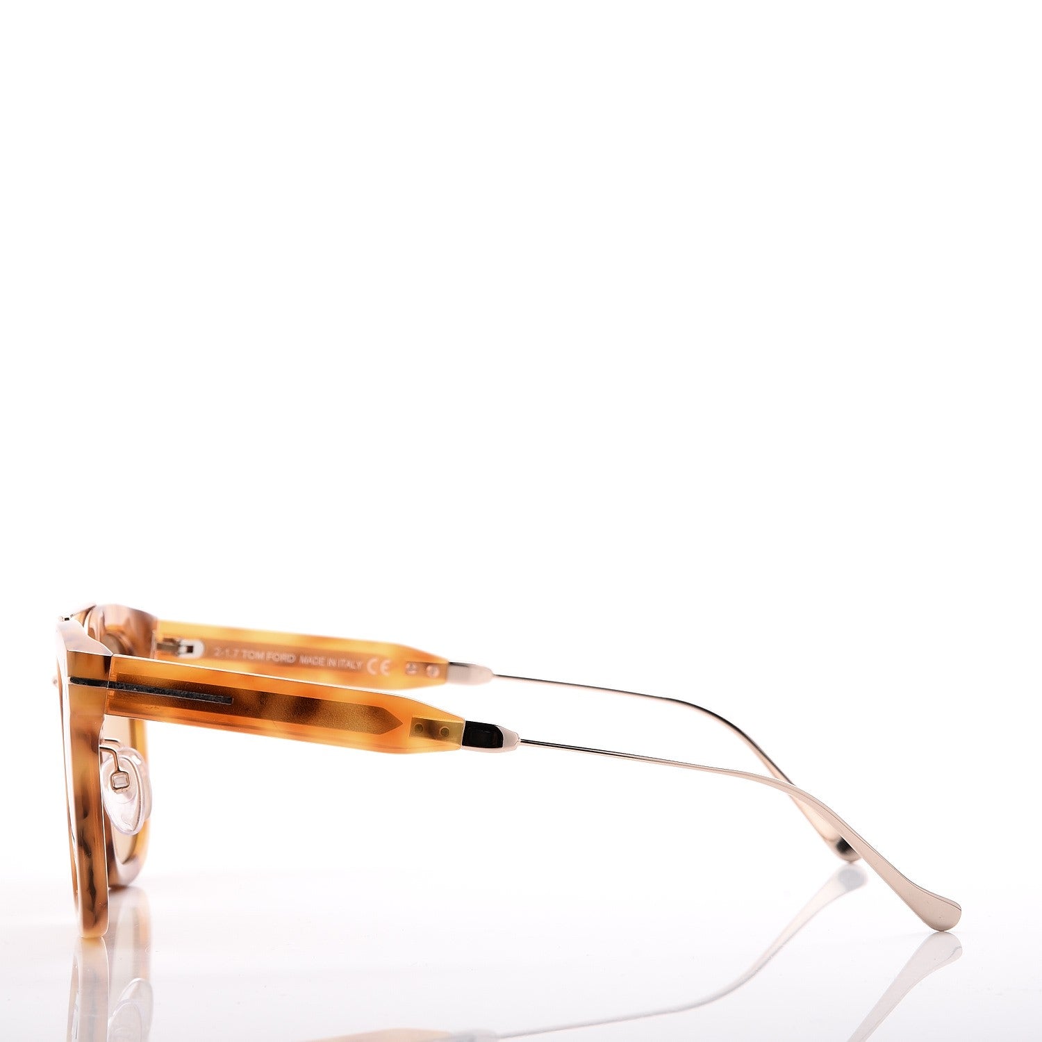 Tom Ford Alex Squared Sunglasses TF541 Vintage Havana 3 of 8