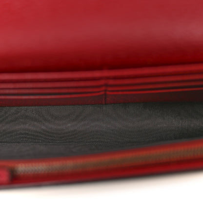 Gucci GG Supreme Monogram Web Queen Margaret Chain Wallet Red 8 of 11
