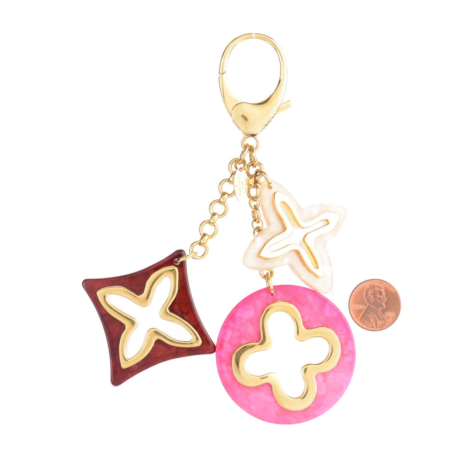 Louis Vuitton Insolence Bag Charm Amarante 2 of 5